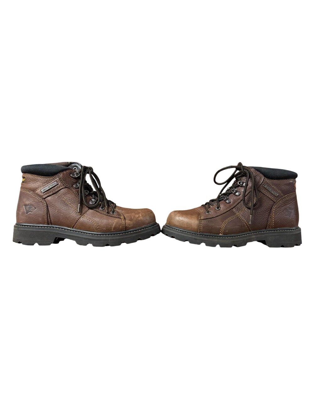 Herman Survivors Tracer Boots Mens Size 9 Leather Steel Toe Workwear Vintage